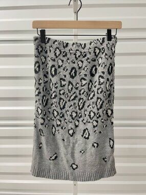Express Leopard Print Midi Knit Skirt Size Small